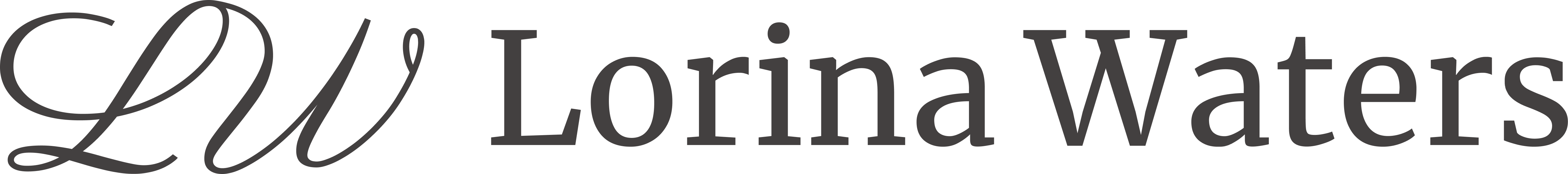 Lorina Waters Logo
